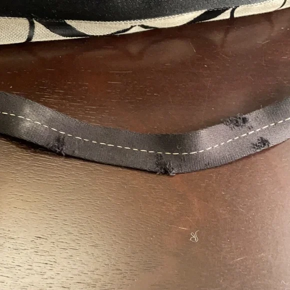 Coach Black Signature striped Crossbody bag - Picture 3 of 8